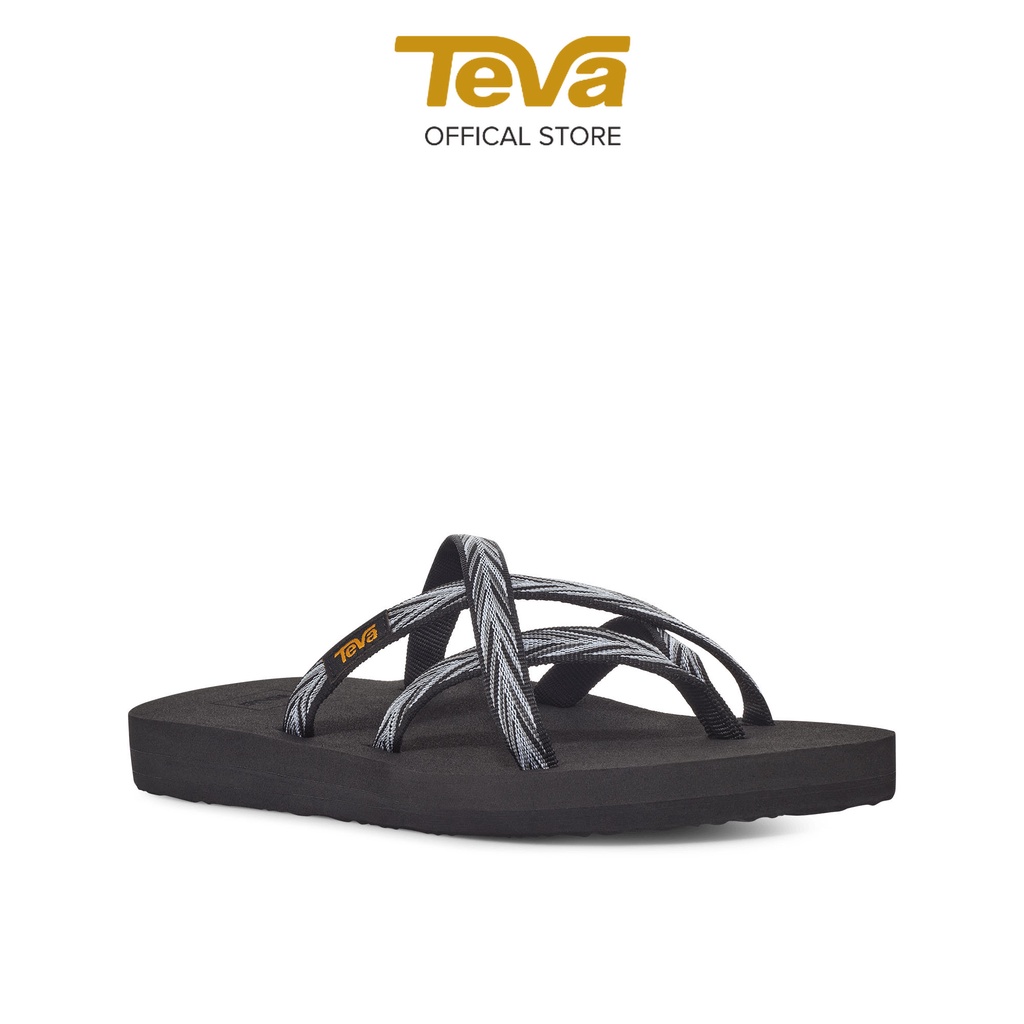 Teva Women's Olowahu Sandal - Palms Black/White (6840-PBKW