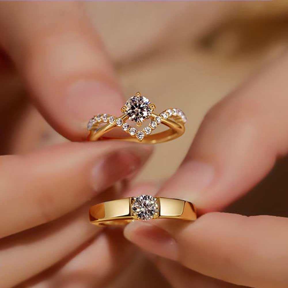 1Mm Fashion Couple Simple Wedding Finger Titanium Steel Ring Gold Silver  Rings