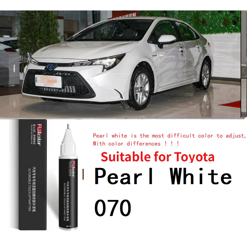 OEM Touch-Up Paint Pen Brush Super White 040 Paint Code for Toyota