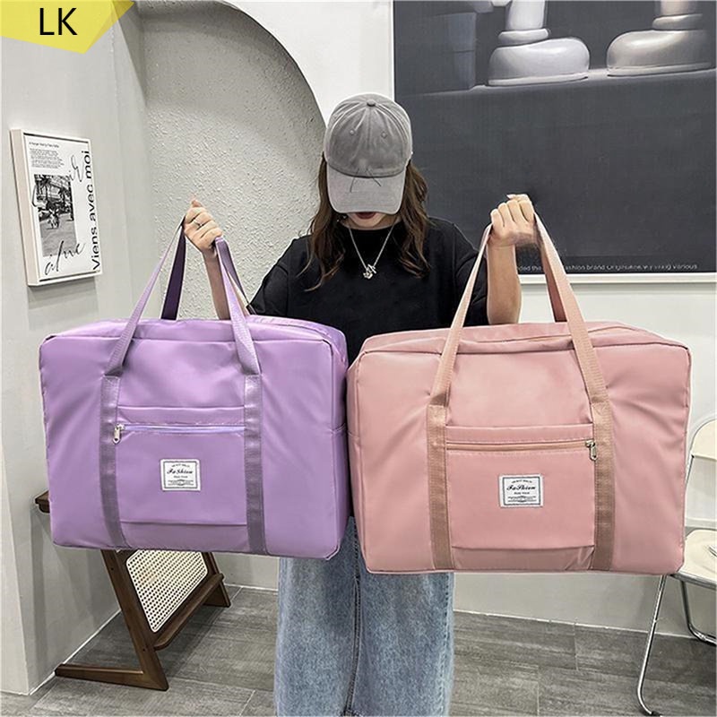 Pink Large Travel Duffle Bag for Women & Men