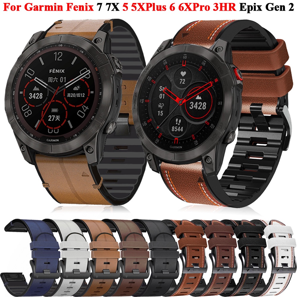 Garmin fenix 5x on sale leather