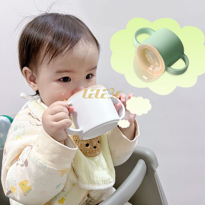 Baby Oblique Mouth Cup Leakproof Infant Learning Drinking Cups