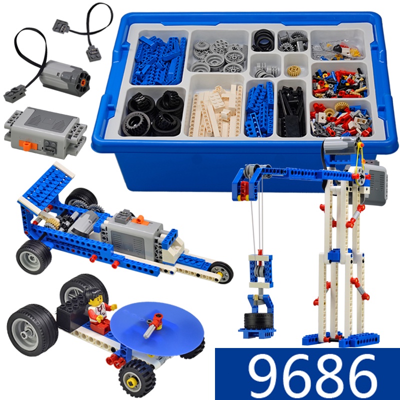 9686 MOC Technic Brick Robot Parts Educational Student Learning High Tech Building Block Motor Power Function Set Toy Compatible lego Shopee Singapore