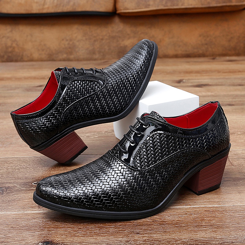 Mens high heel dress on sale shoes