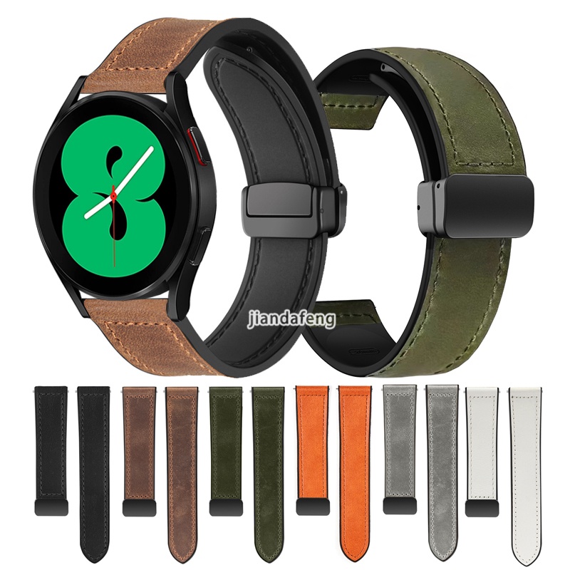 Silicone Strap For Samsung Galaxy Watch 5 Pro 45mm Magnetic D Buckle Sport  Band Watch5 4 44mm 40mm / Classic 46mm 42mm Bracelet