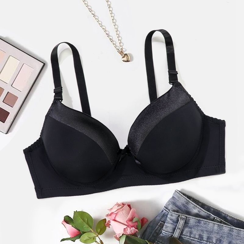 Full Cup Bras for Women Lace See Through Bra Unlined Ultra-Thin Full  Coverage Wireless Bralette Underwear (Color : Black, Size : 110D)