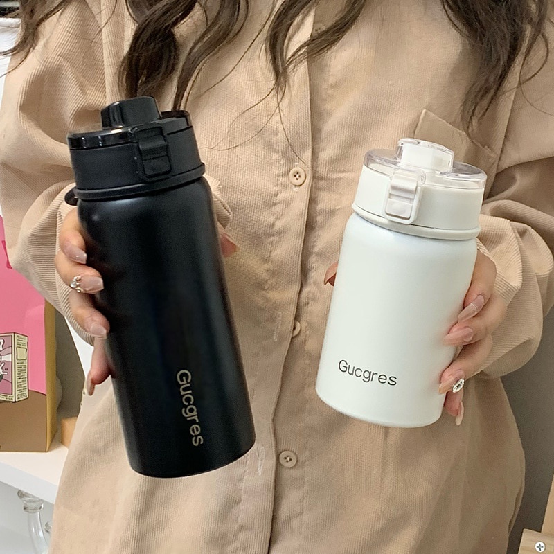 500ml Creative Portable Lock Bounce Stainless Steel Insulation Vacuum Cups  Thermos Universal Thermos Flask Water Bottles Thermos Cup for Kids Travel  Mug - China Thermos and Vacuum price