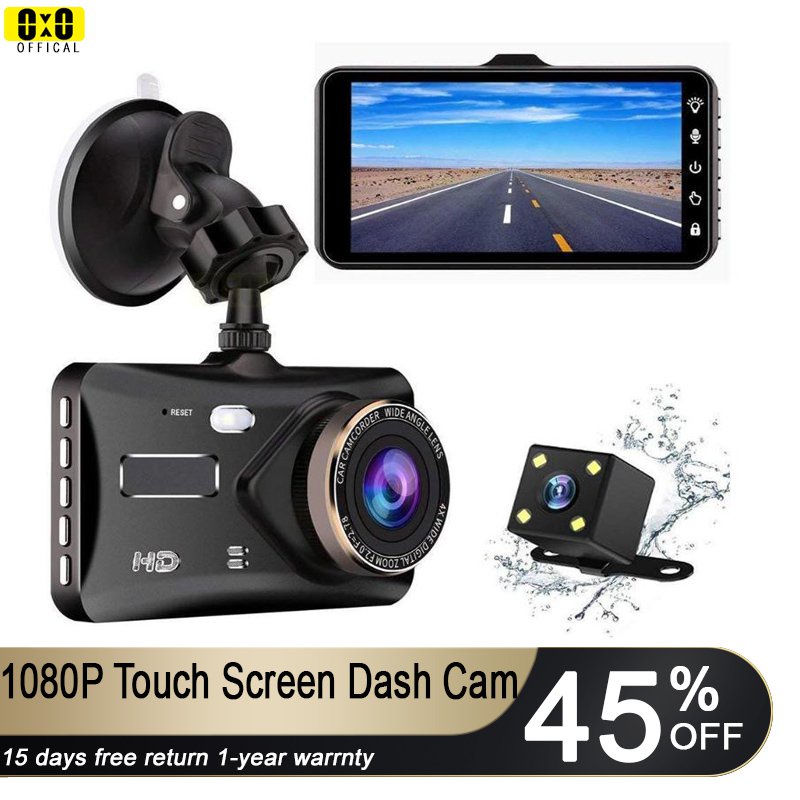 Blueskysea Dash Cam 10 inch Touch IPS Streaming 4G ADAS Dashboard Car DVR  Rearview Mirror with Camera for Android Auto Dual Camera for Car GPS dvr  WiFi Photo Recorder