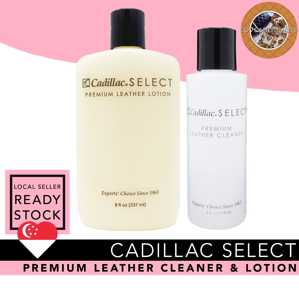 Cadillac+Select+Premium+Leather+Care+Kit+-+Cleaner+Lotion+Conditioner+Water  for sale online