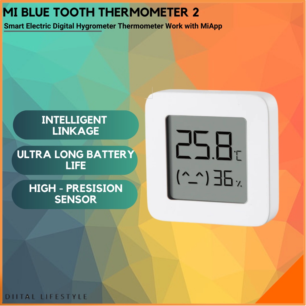 1/4 Pcs Xiaomi Mijia LCD Bluetooth Thermometer Temperature Humidity Monitor  Home