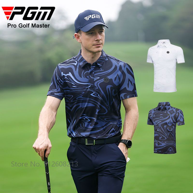 Mens golf hot sale polo tops