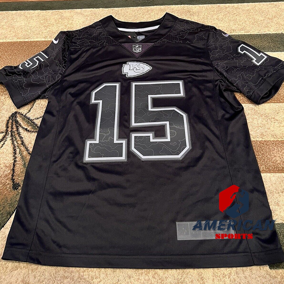 Patrick Mahomes Kansas City Chiefs Nike RFLCTV Limited Jersey - Black