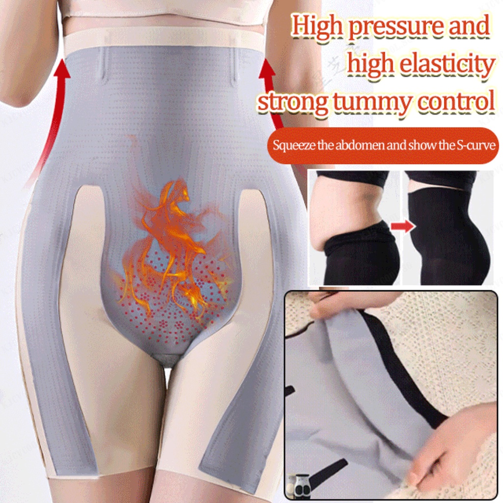 2pcs Women Slimming Body Control Panties Tummy Trimmer Shaper Butt Lift  Underwear Magic Breathable Briefs Big Large Waist L-5XL