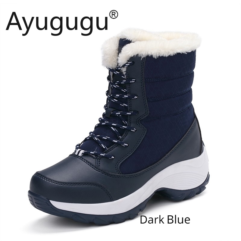 Fur hot sale snow boots