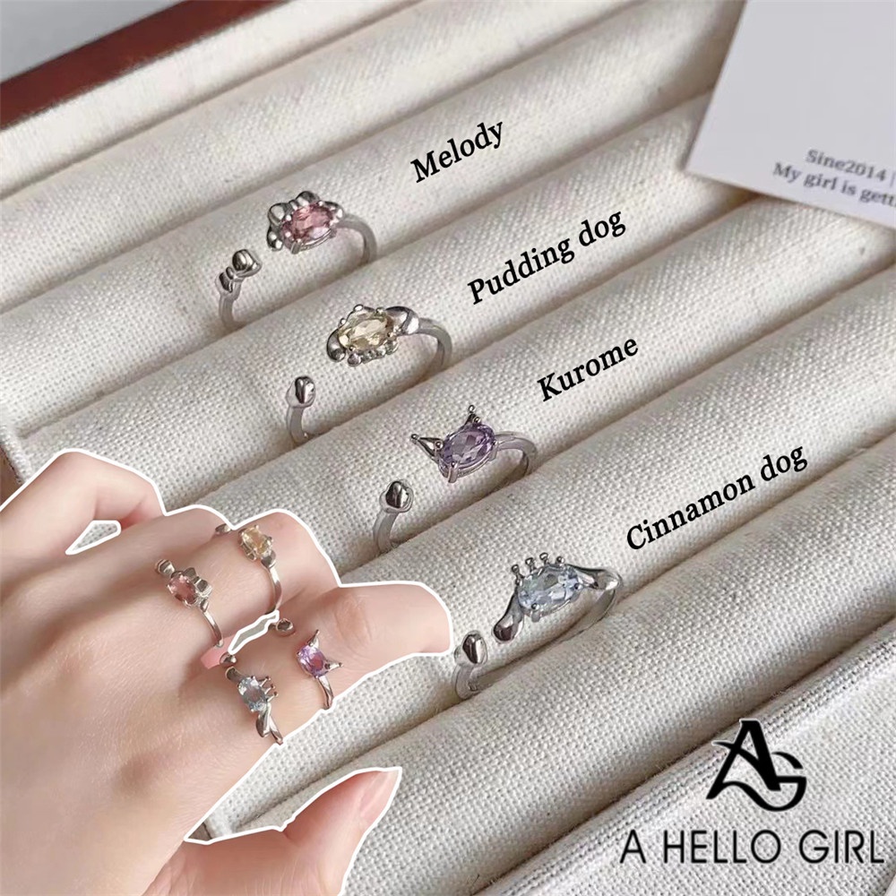 Hello Kitty Sanrio Necklace Silver Color Layer Shining Bling Women Clavicle  Chain Elegant Charm Wed Pendant Jewelry Gift - AliExpress