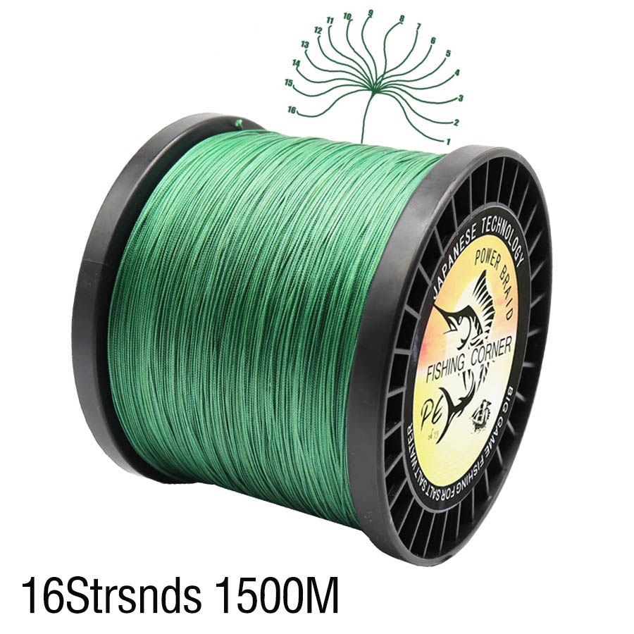 Fishing Line String Cord, 500M Nylon High Strength Super Strong Weave Fishing Line Rope Fish Tackle Tool - for Saltwater, Lake Fishing, Blue