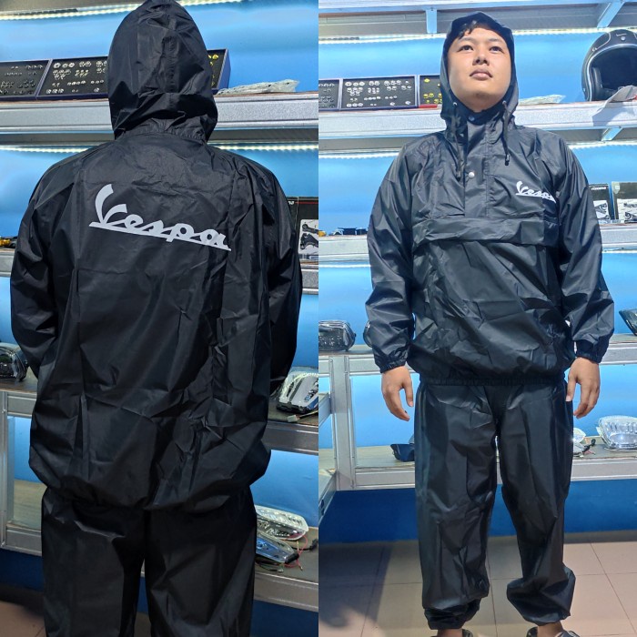 Vespa Logo Rain Coat Raincoat Shopee Singapore