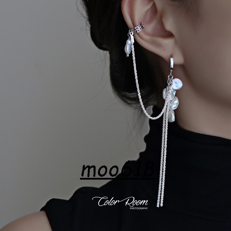 ezaki hikaru kep1er  Pearl earrings, Ear cuff, Fashion