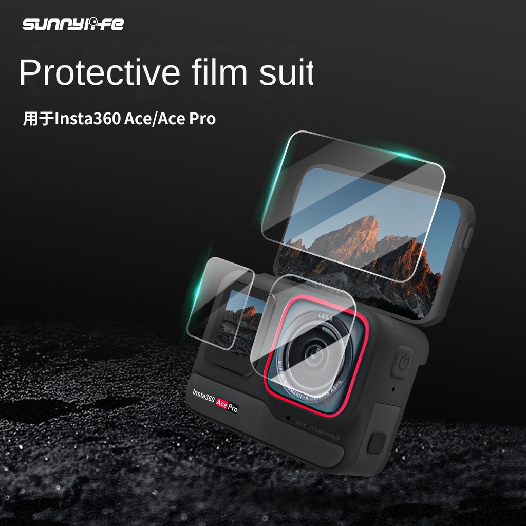 CYNOVA Insta 360 X3 Lens Cap Protector,Silicone Case Tempered