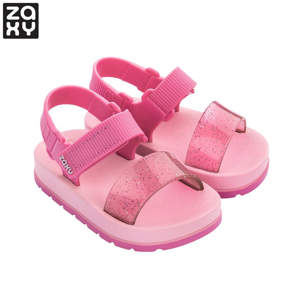 Red pink store sandals