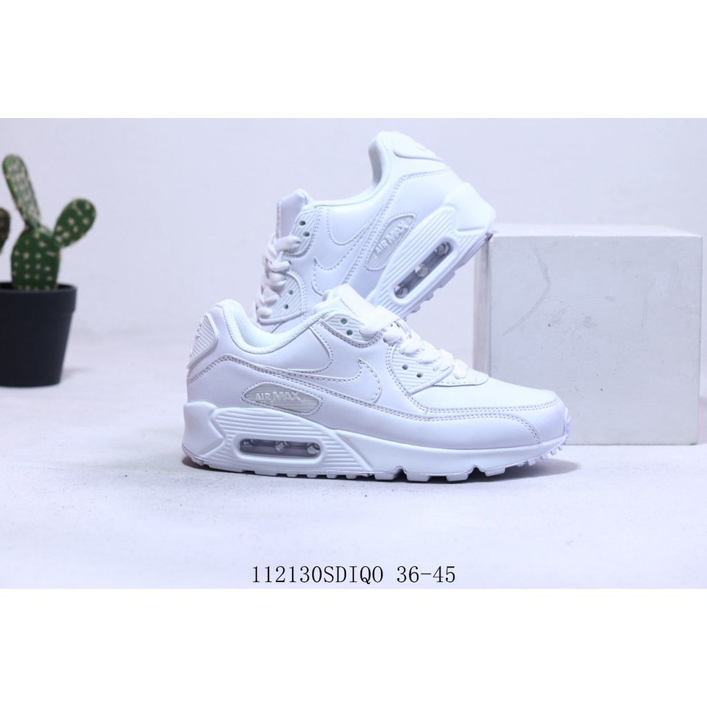 Mens all white on sale nike air max