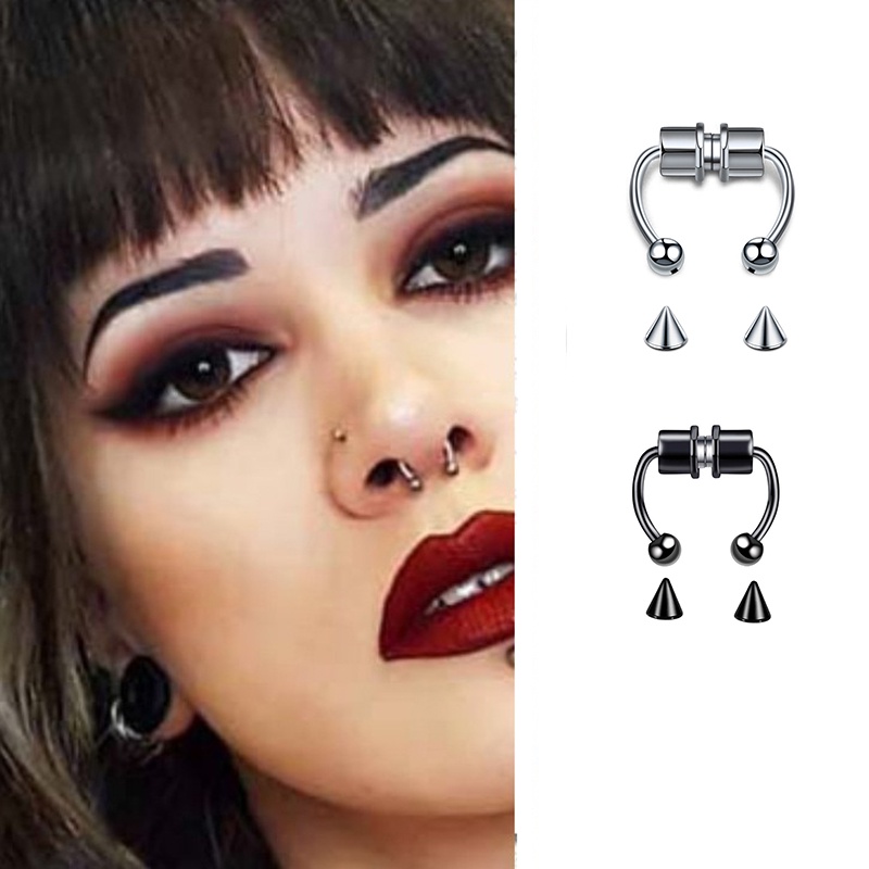 Fake horseshoe nose ring store