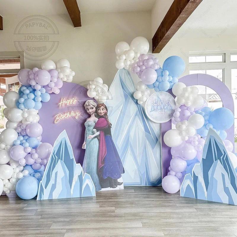 136pcs Disney Frozen Theme Party Balloons Arch Garland Kit 40inch Blue  Number Foil Balloon Kids Birthday Decors Supplies - AliExpress