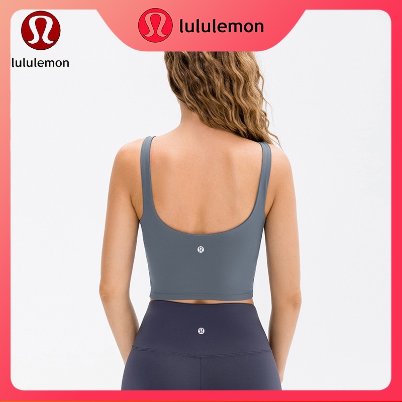Lululemon Yoga Women's Sports Bra Sexy Beauty Strap Tank Top Removable Bra  ds72