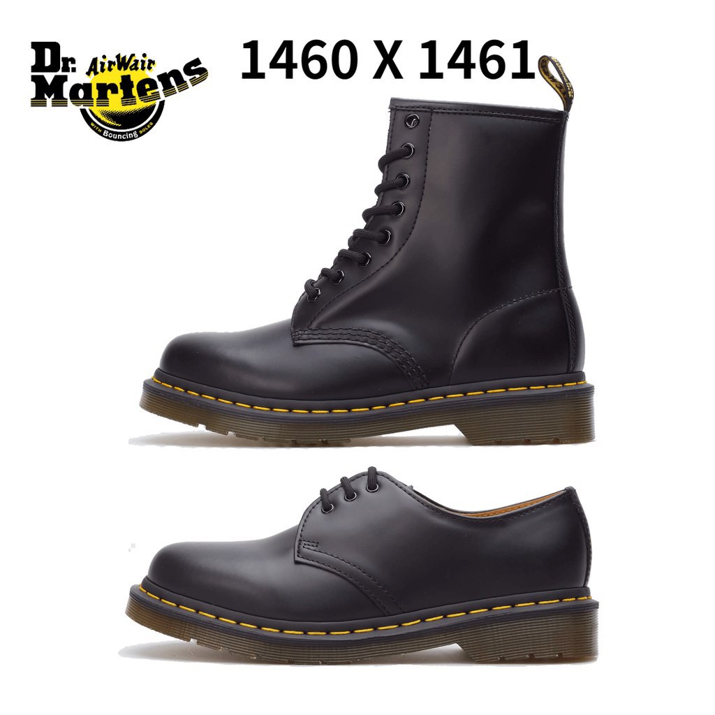 dr martens tall black boots