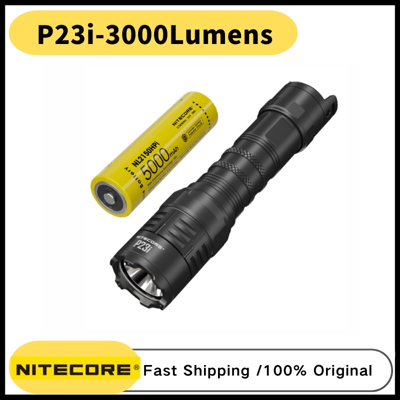 NITECORE EDC27 Flashlight 3000Lumens USB-C Recharageble Tactical With OLED