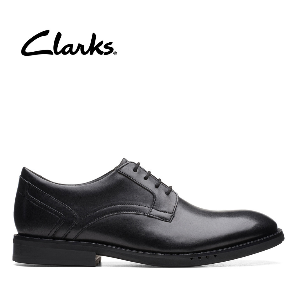 clarks mens black dress shoes