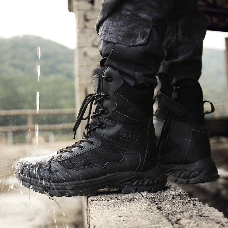 Mens black sale tactical shoes