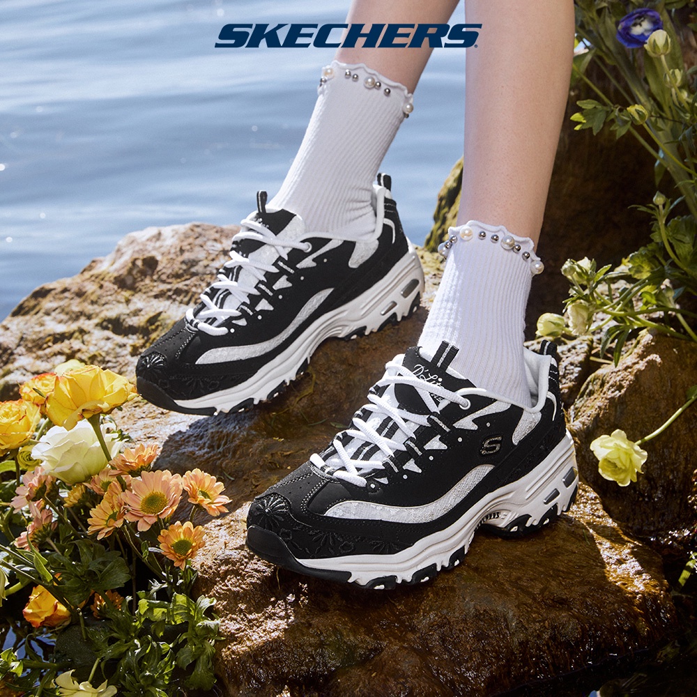 White sketchers sale for women