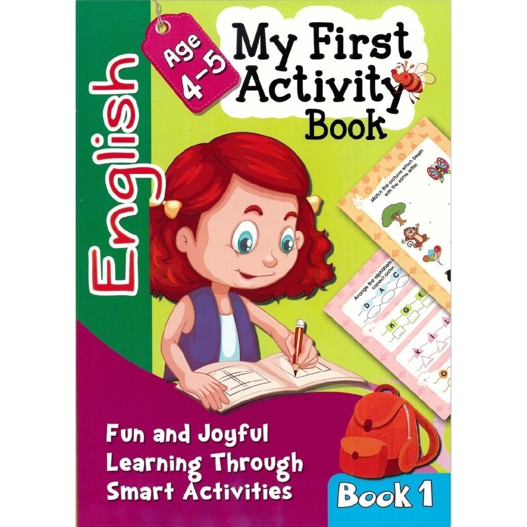 My First Activity Book English 1 (Age 4-5) | Shopee Singapore