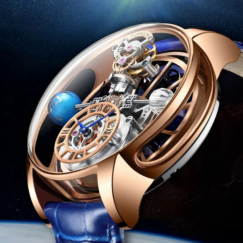 Jacob Co PINDU Design Mens Watches Diamond TourbillionTop Brand Luxury Astronomia Quartz Watch Men Astronomia Solar Montre Homme QFKL Shopee Singapore