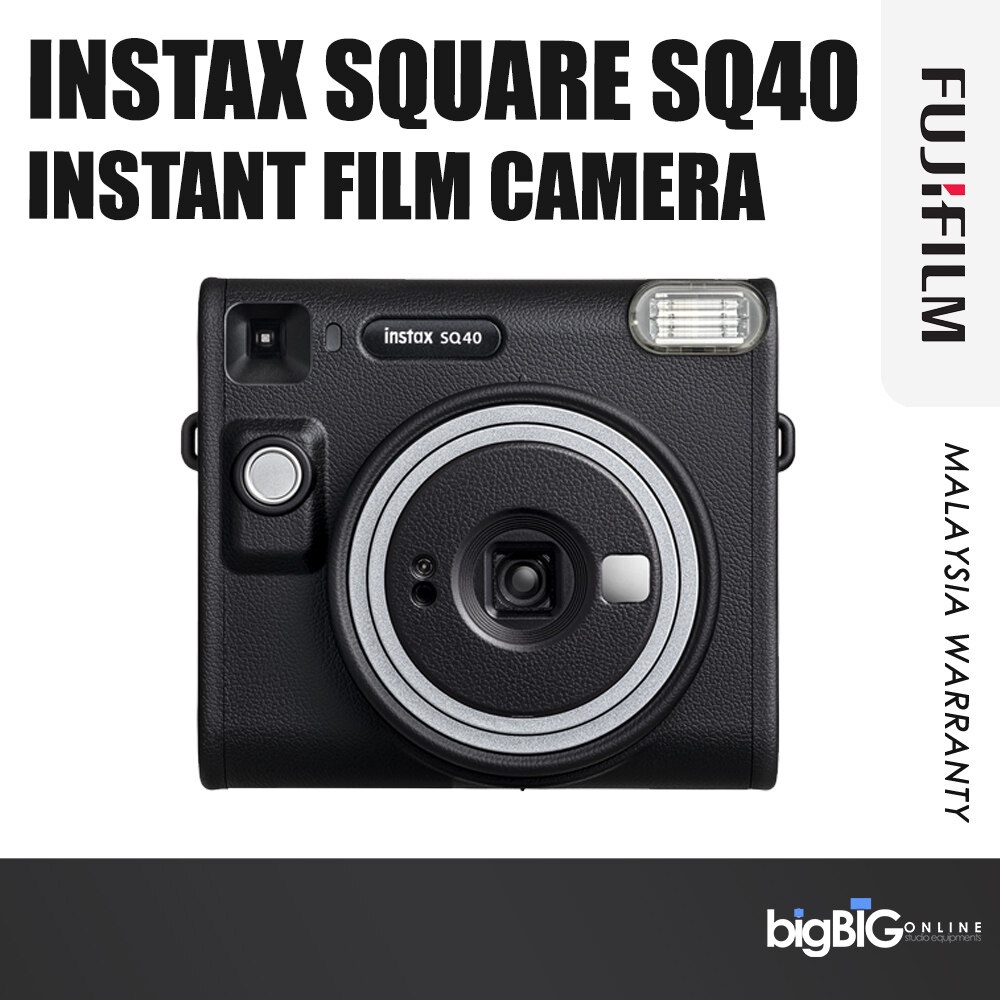 Fujifilm Instax Square SQ40 Instant Camera - Black