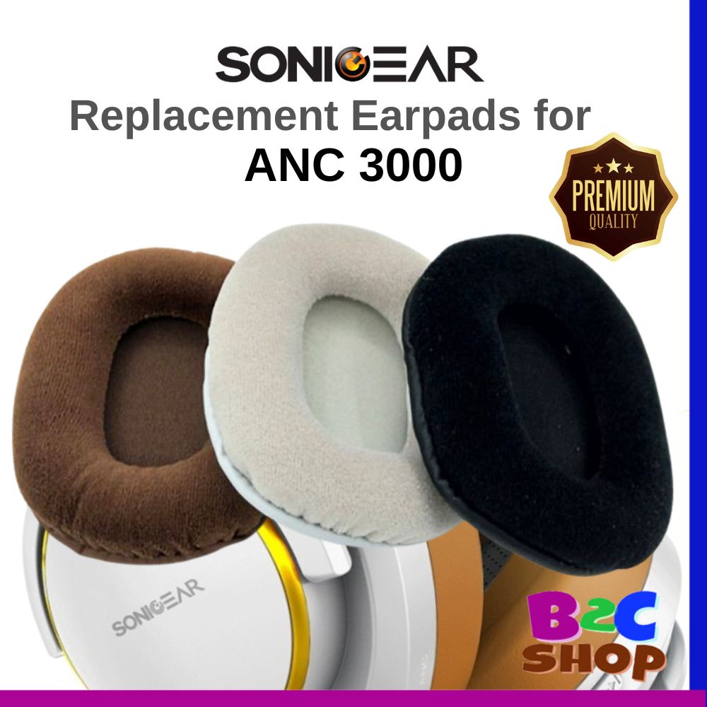 SonicGear Airphone ANC 3000 ANC3000 Replacement Velvet Velour