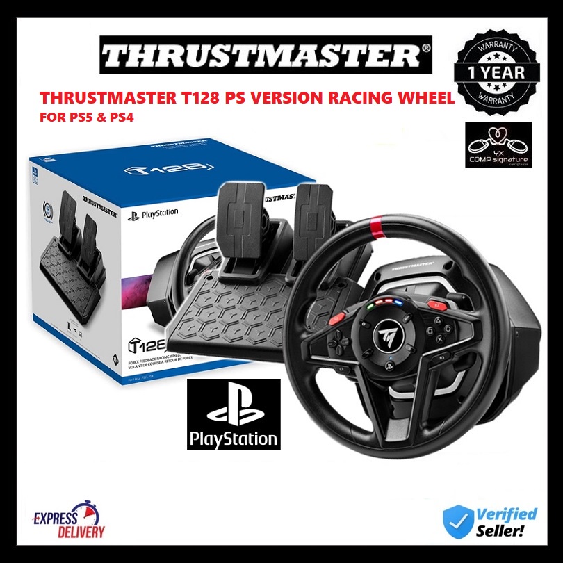 THRUSTMASTER T128 PS VERSION RACING WHEEL FOR PS5 & PS4 4160868
