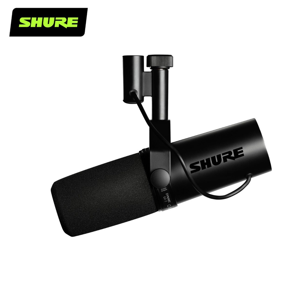 Shure MV7-S USB Microphone and SE215 Earphones Content Creator Bundle Clear