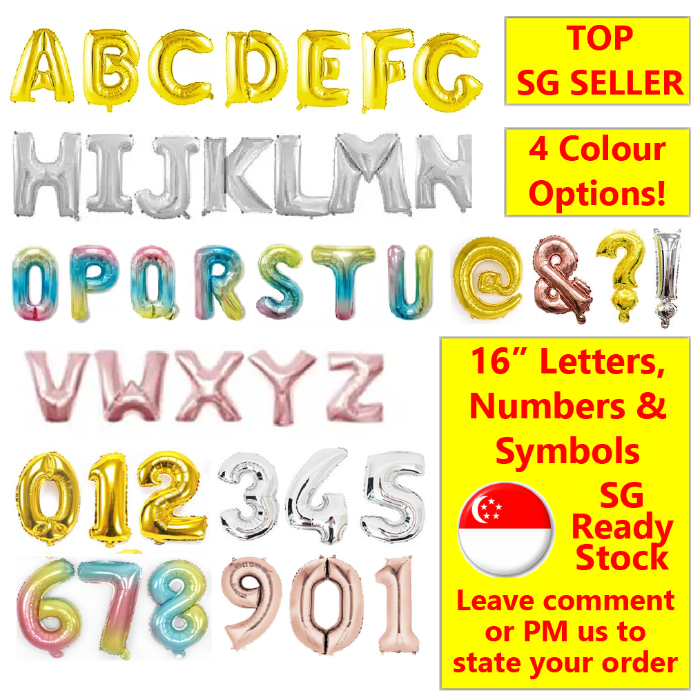 Balloon letters deals price