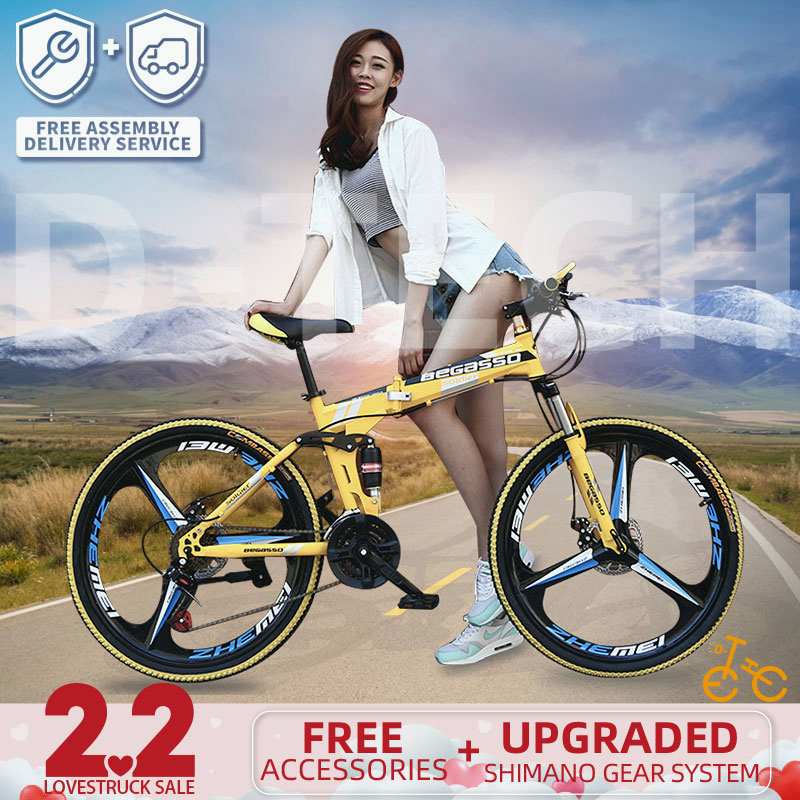 begasso foldable mountain bike