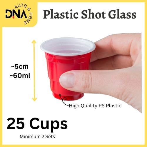 Plastic alcohol clearance cups