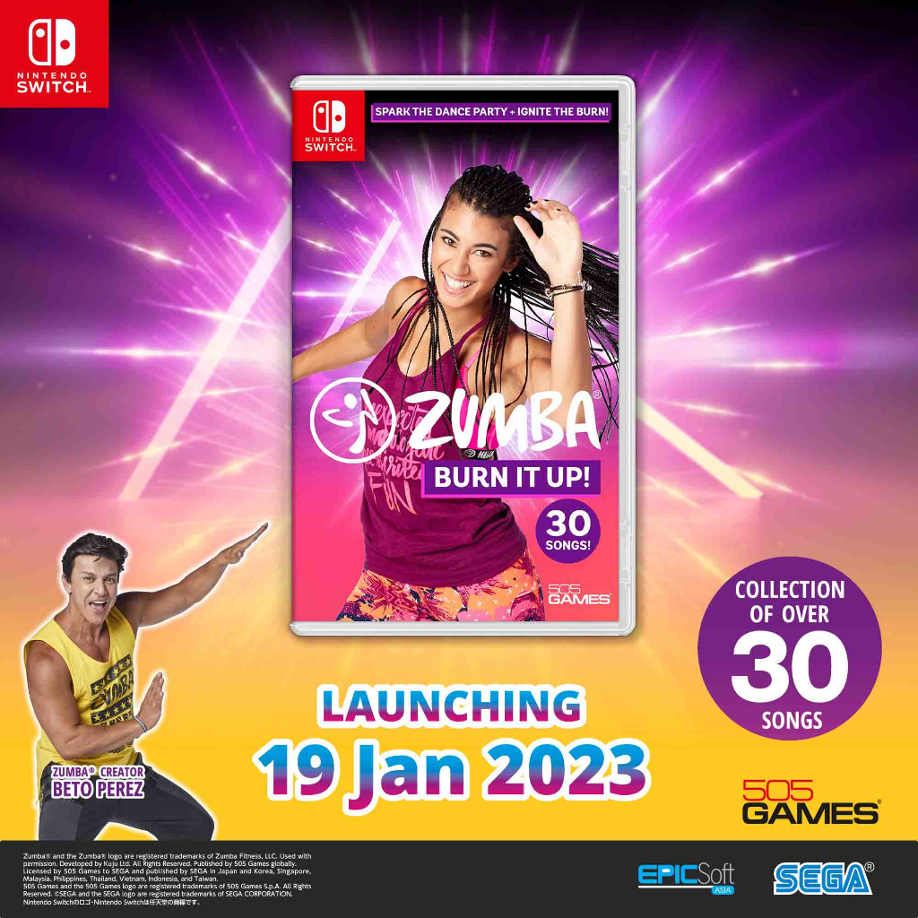 Zumba dance clearance switch