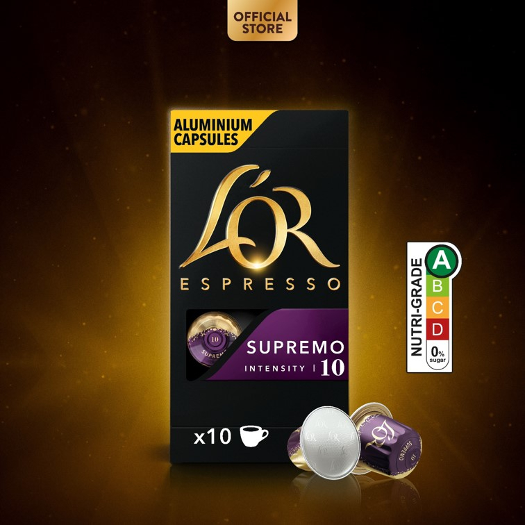 l'or espresso supremo 10 capsules