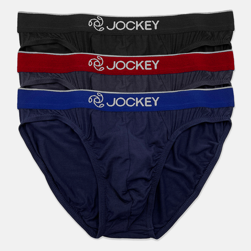 Jockey 3pcs Men Bamboo Elastane Hipster Briefs JMB958475AS1