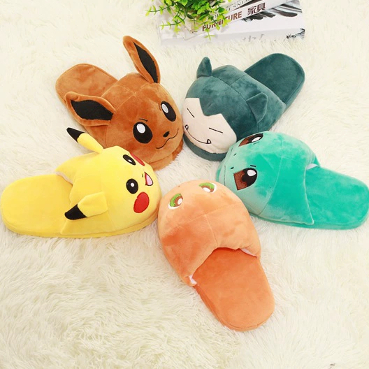 Pokemon best sale plush slippers