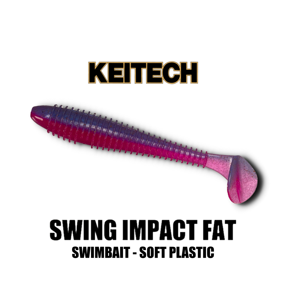 Keitech - Swing Impact FAT ~ Soft Swim Bait ~ Fishing Soft Bait Lure