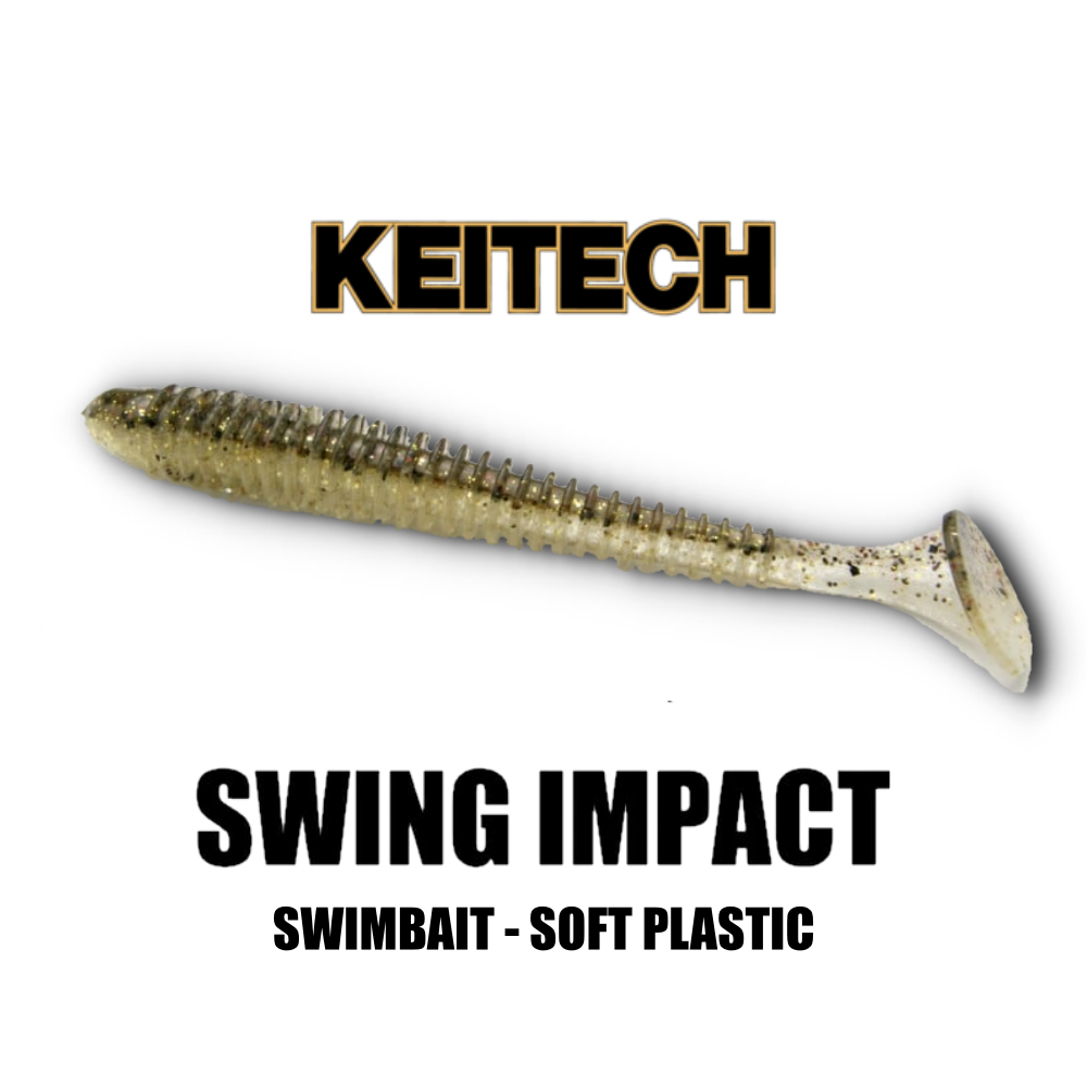 Keitech - Swing Impact - Soft Swim Bait ~ Soft Bait Fishing Lure