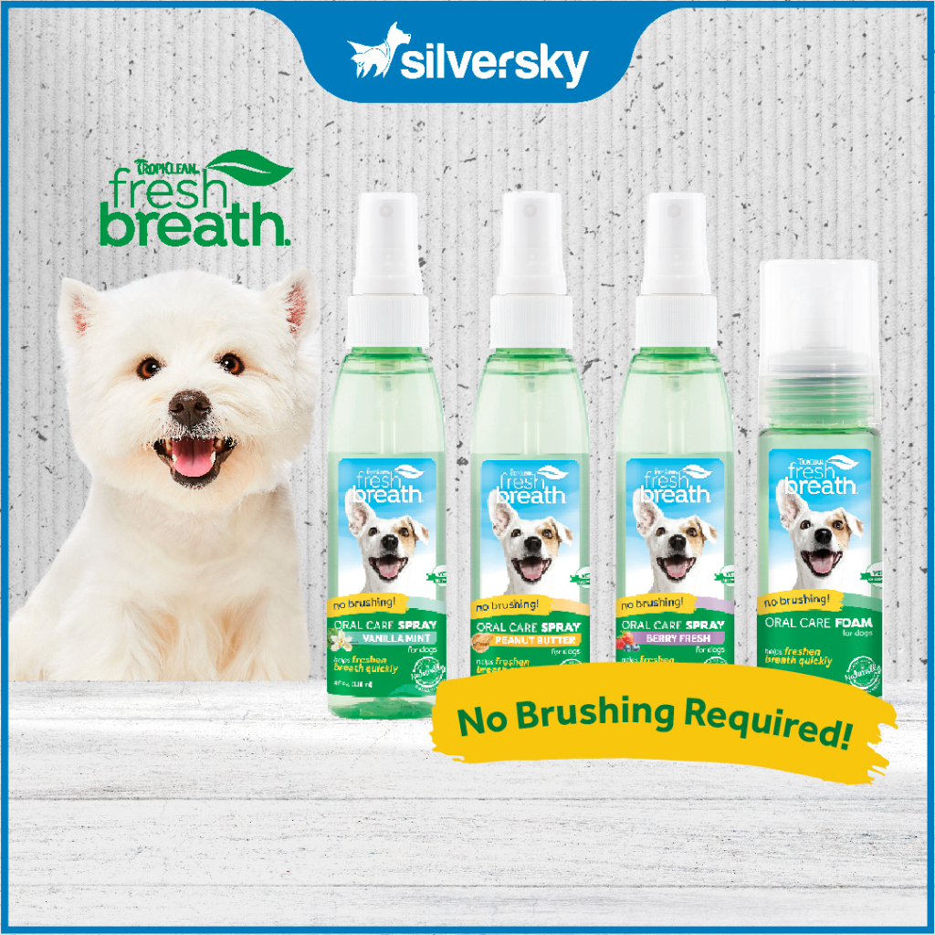 Fresh breath hotsell dog spray