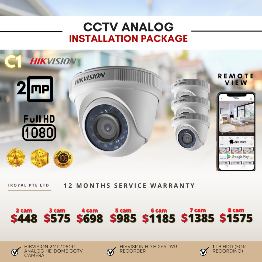 hikvision analog camera installation